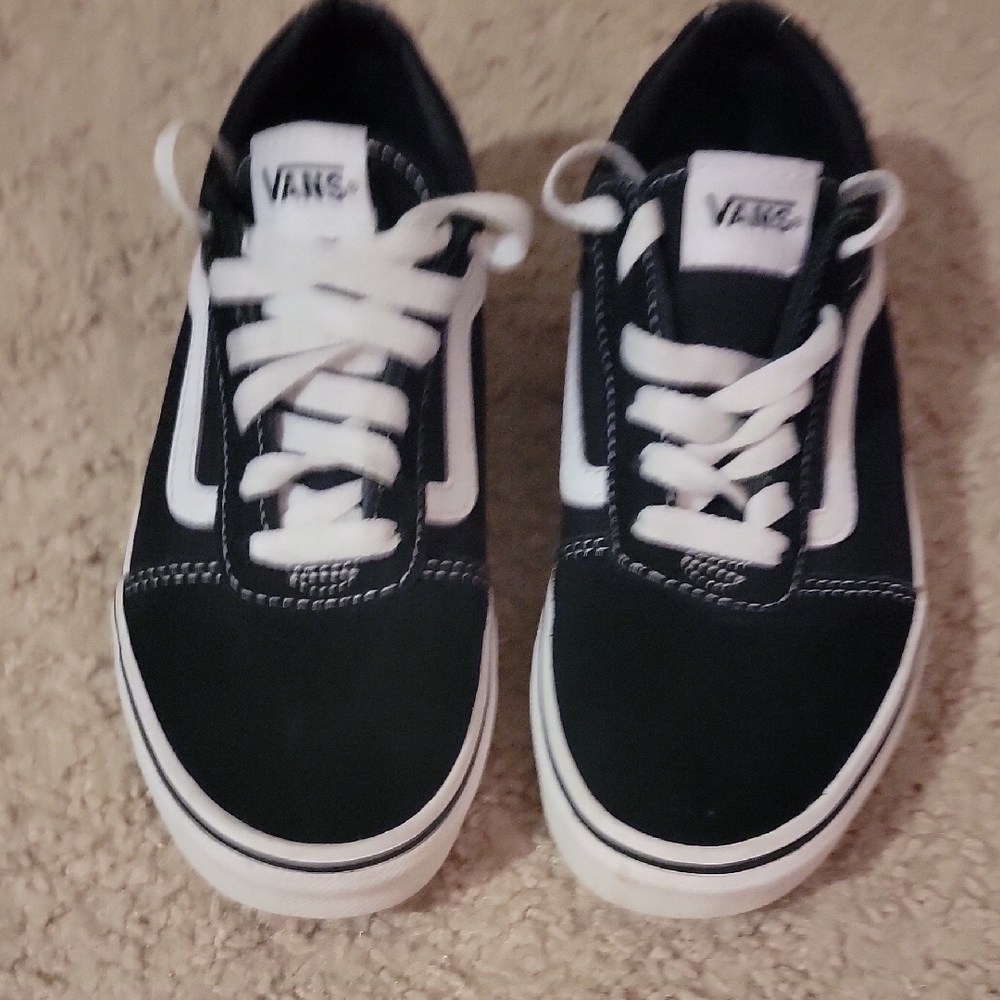 Vans Black and White Sneakers